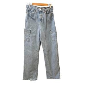 Levi's Signature Heritage High-Rise Loose Straight Cargo Jeans Womens Size 8